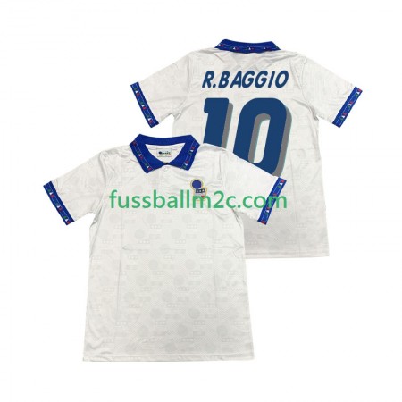 Fußballtrikots Italien Roberto Baggio 10 Retro Auswärts Trikotsatz 1994